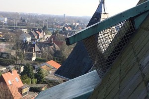 Vogeloverlast in galmborden kerktoren behoort tot het verleden